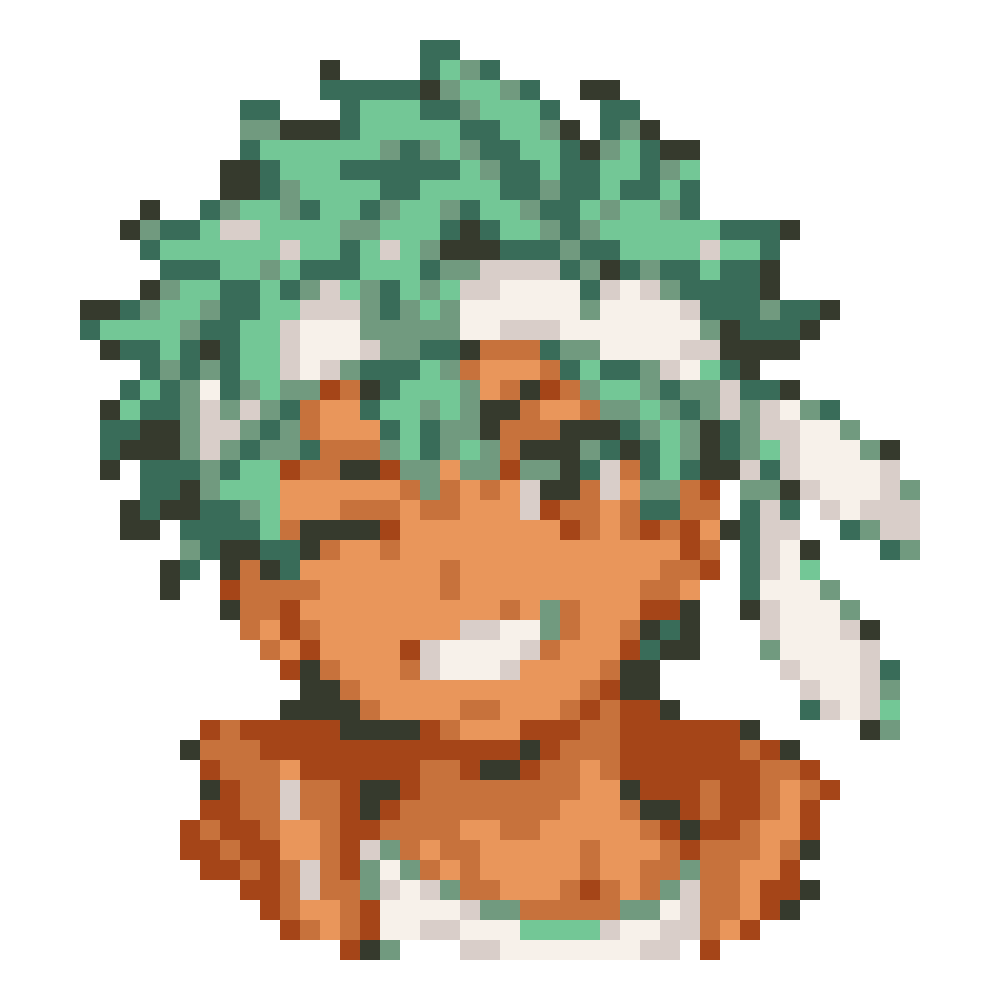 Bright-Grin Boy — Youthful Anime Portraits patterns