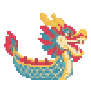 Dragon Boat Prow — Festivals & Celebrations patterns