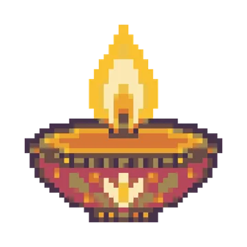 Diwali Diya Lamp — Festivals & Celebrations patterns