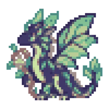 Leaf Wing Dragon — Cosmic Fantasy patterns