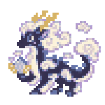Cloud Mane Dragon — Cosmic Fantasy patterns