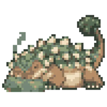 Ankylosaurus Nap — Dinosaur Park patterns