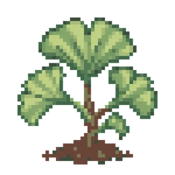 Ginkgo Sapling — Dinosaur Park patterns