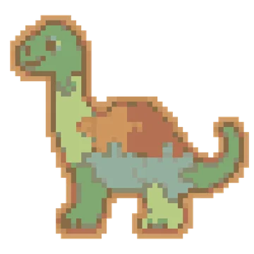 Wooden Dinosaur Puzzle — Dinosaur Park patterns