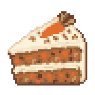 Carrot Cake Slice — Food & Drinks patterns