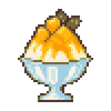 Mango Shaved Ice — Food & Drinks patterns
