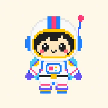 Space Cadet — Kawaii Characters patterns