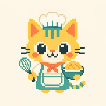 Cat-Ear Baker — Kawaii Characters patterns