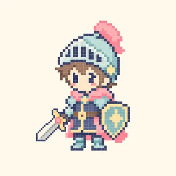 Knight Apprentice — Kawaii Characters patterns