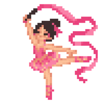 Ballet Ribbon Dancer — Kawaii Characters patterns