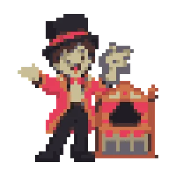 Puppet Show Host — Kawaii Characters patterns