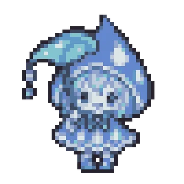 Raindrop Sprite — Kawaii Characters patterns