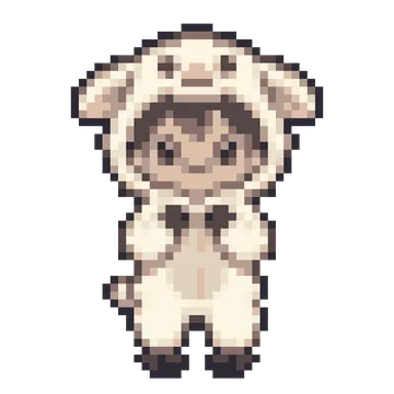 Sheep Onesie Kid — Kawaii Characters patterns