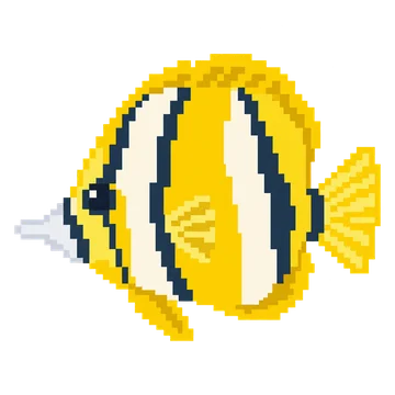 Yellow Butterflyfish — Ocean Wonders patterns