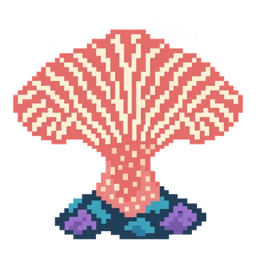 Mushroom Coral Disc — Ocean Wonders patterns