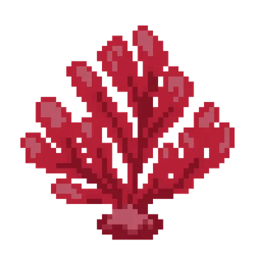 Red Algae Fan — Ocean Wonders patterns