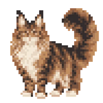 Maine Coon Tail — Pet Friends patterns