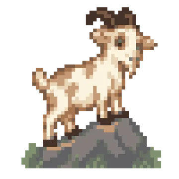 Goat on a Rock — Pet Friends patterns
