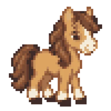 Pony with Mane — Pet Friends patterns