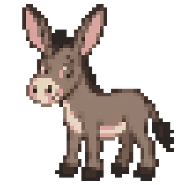 Donkey with Big Ears — Pet Friends patterns