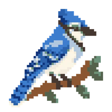 Blue Jay Feather — Pet Friends patterns