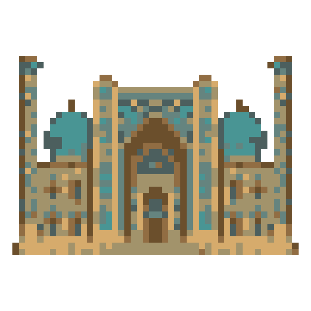 Registan of Samarkand — Pixel World Tour patterns