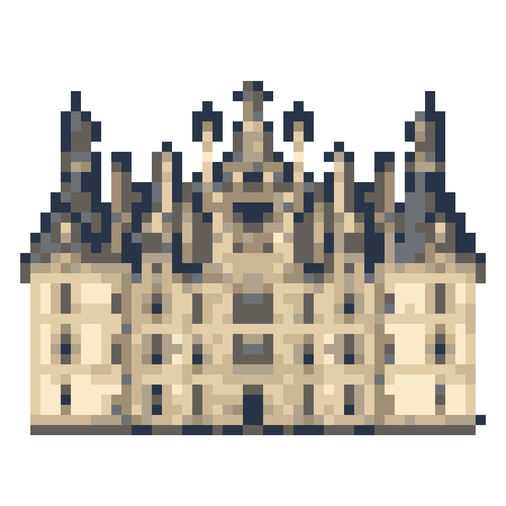 Château de Chambord — Pixel World Tour patterns