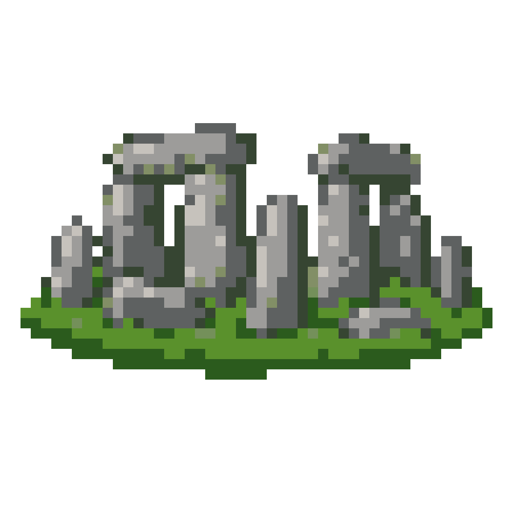 Stonehenge — Pixel World Tour patterns