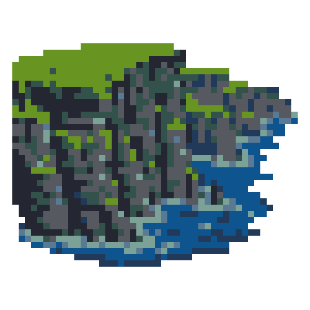 Cliffs of Moher — Pixel World Tour patterns