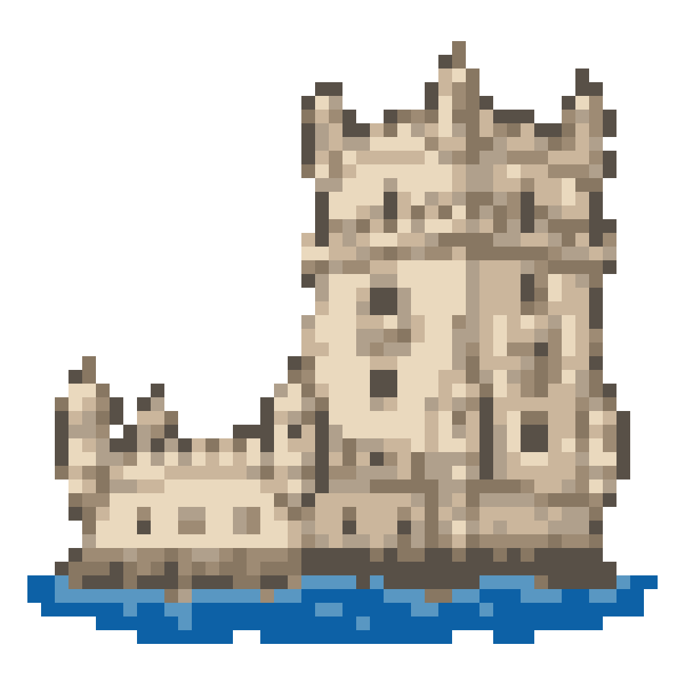 Belém Tower — Pixel World Tour patterns