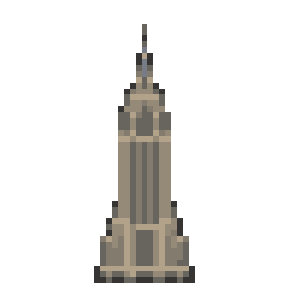 Empire State Building — Pixel World Tour patterns