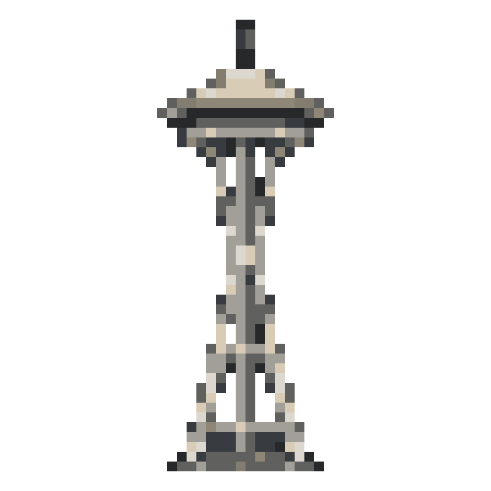 Space Needle — Pixel World Tour patterns