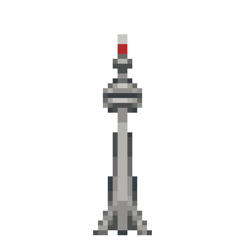 CN Tower — Pixel World Tour patterns