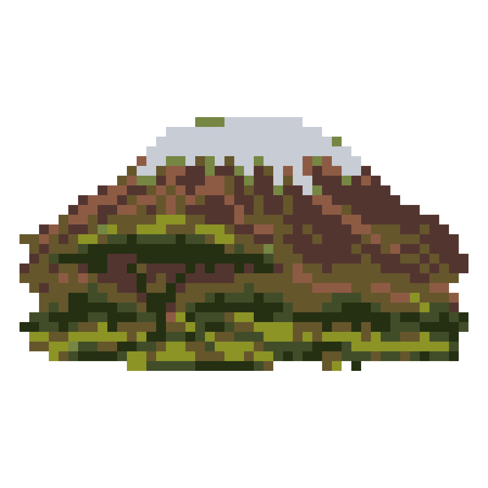 Mount Kilimanjaro — Pixel World Tour patterns