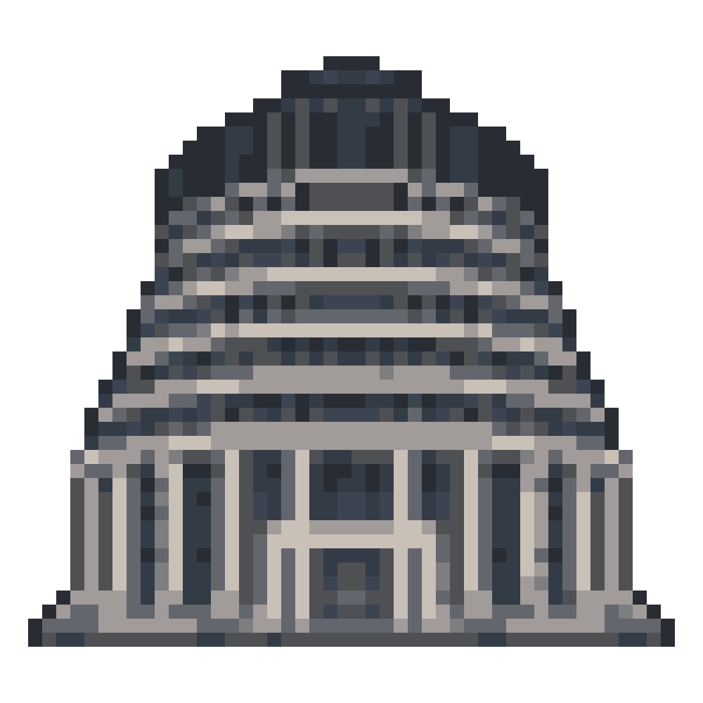 Beehive, Wellington — Pixel World Tour patterns