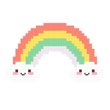 Soft Rainbow — Plants & Nature patterns