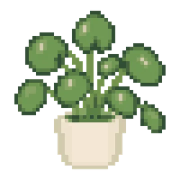 Pilea Coin Leaves — Plants & Nature patterns