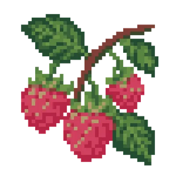 Raspberry Cane — Plants & Nature patterns