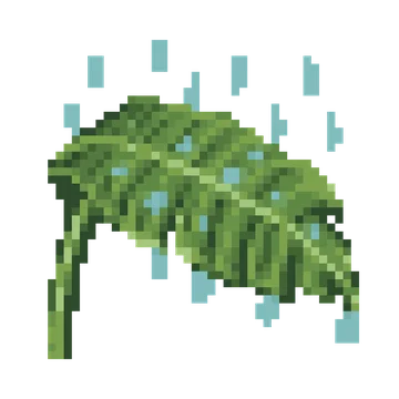 Rain on Banana Leaf — Plants & Nature patterns