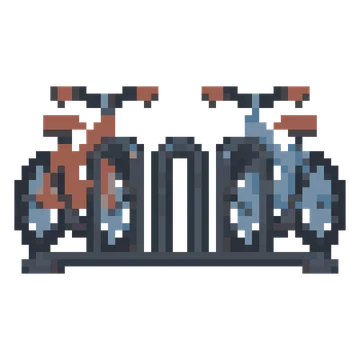 Bike Parking Rack — Tiny Town & Transport patterns