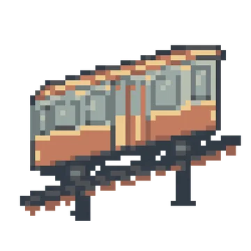 Hillside Funicular — Tiny Town & Transport patterns