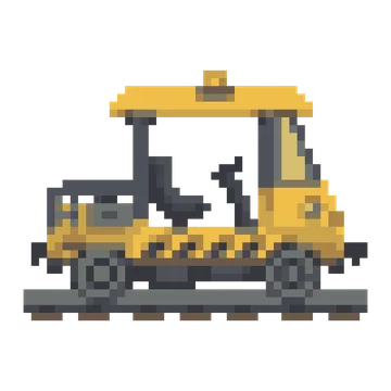 Rail Inspection Trolley — Tiny Town & Transport patterns