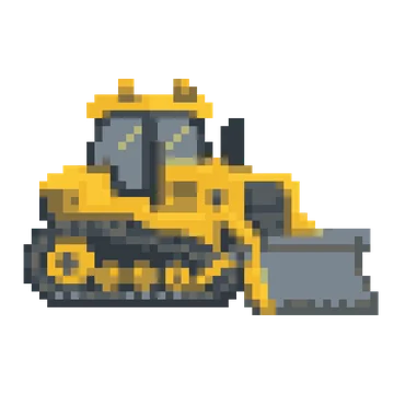 Bulldozer Blade — Tiny Town & Transport patterns
