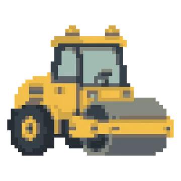 Road Roller — Tiny Town & Transport patterns