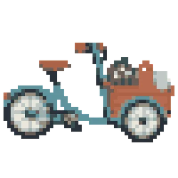 Cargo Tricycle — Tiny Town & Transport patterns