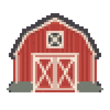 Farm Barn — Tiny Town & Transport patterns