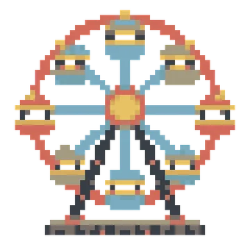 Ferris Wheel — Tiny Town & Transport patterns