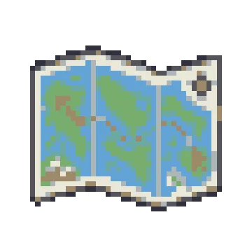 Folded Travel Map — Trendy Life patterns